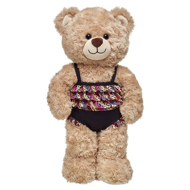 Bikini negro con print Build-A-Bear