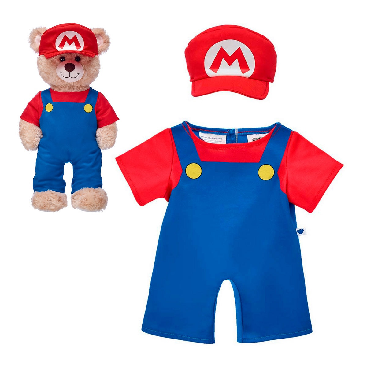 Disfraz Mario Bros Build-A-Bear Categoría: Disfraz Tipo producto: Doll Accessories