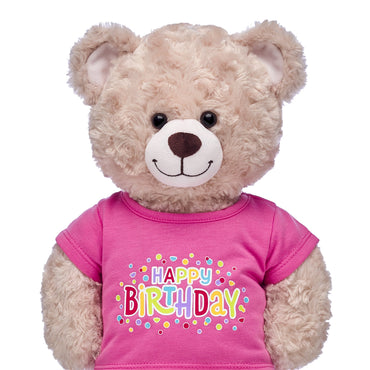 Polera Cumpleaños Rosada V2 Build-A-Bear