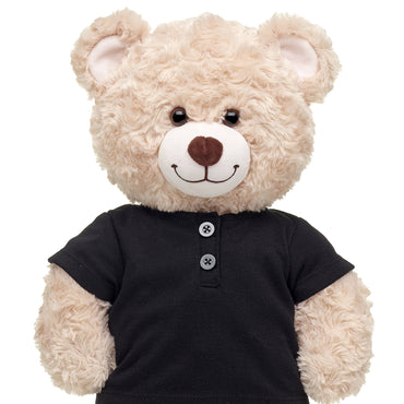 Polera Negra Con Botones Build-A-Bear