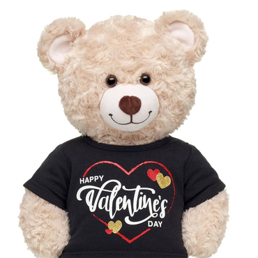 Polera Negra Hpy Vday Build-A-Bear