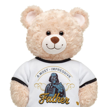 Polera Blanca Padre Darth Vader Star Wars Build-A-Bear