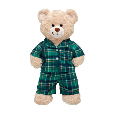 Pijama Escoses Verde Build-A-Bear