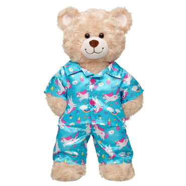 Pijama Celeste Unicornios Build-A-Bear