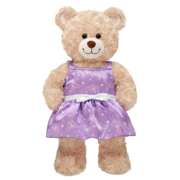 Vestido Morado Print Mariposa Fairy Friends Build-A-Bear