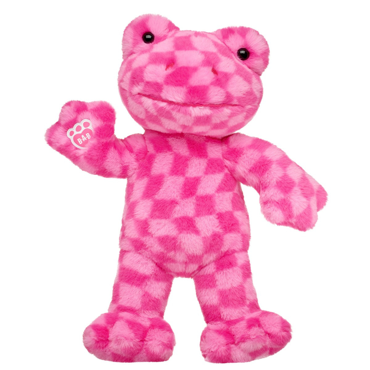 Peluche Rana Rosa Cuadros Build-A-Bear
