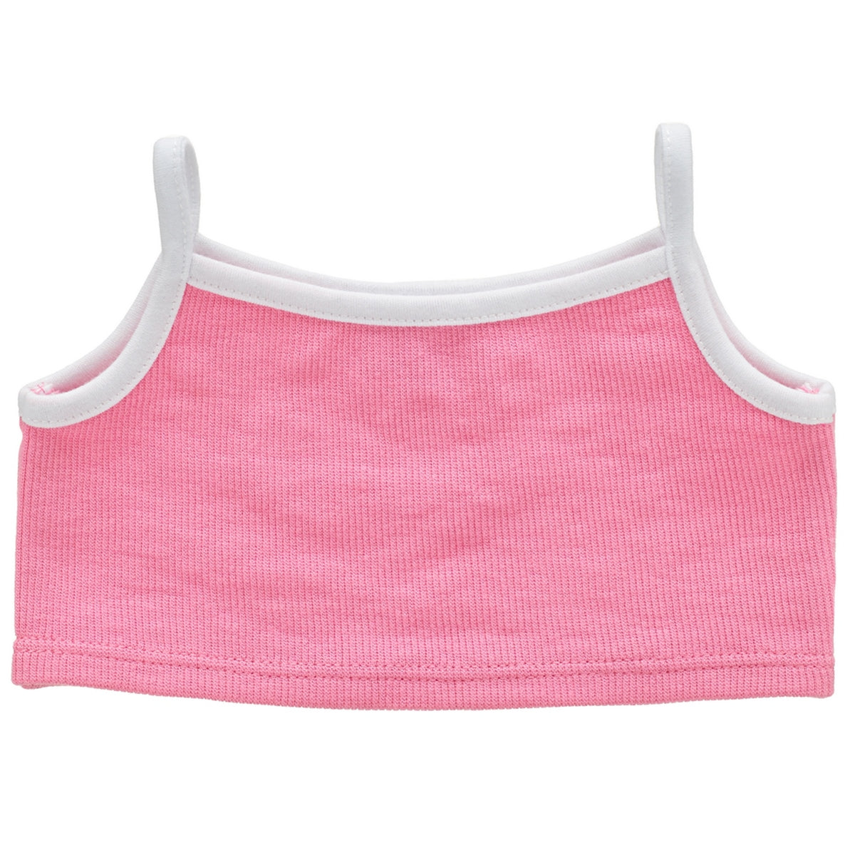 Polera Rosada Borde Blanco Build-A-Bear