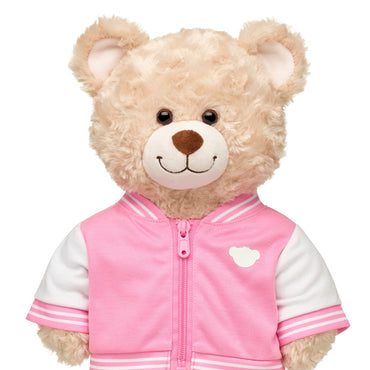 Chaqueta Universitaria Rosa Build-A-Bear