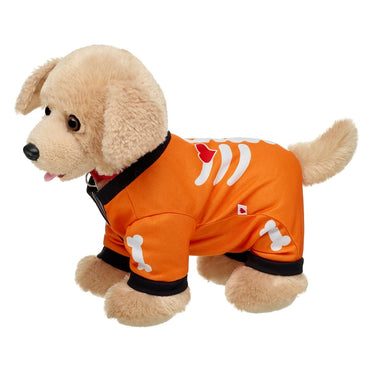 Pijama Esqueleto Naranjo 4 Patas Build-A-Bear