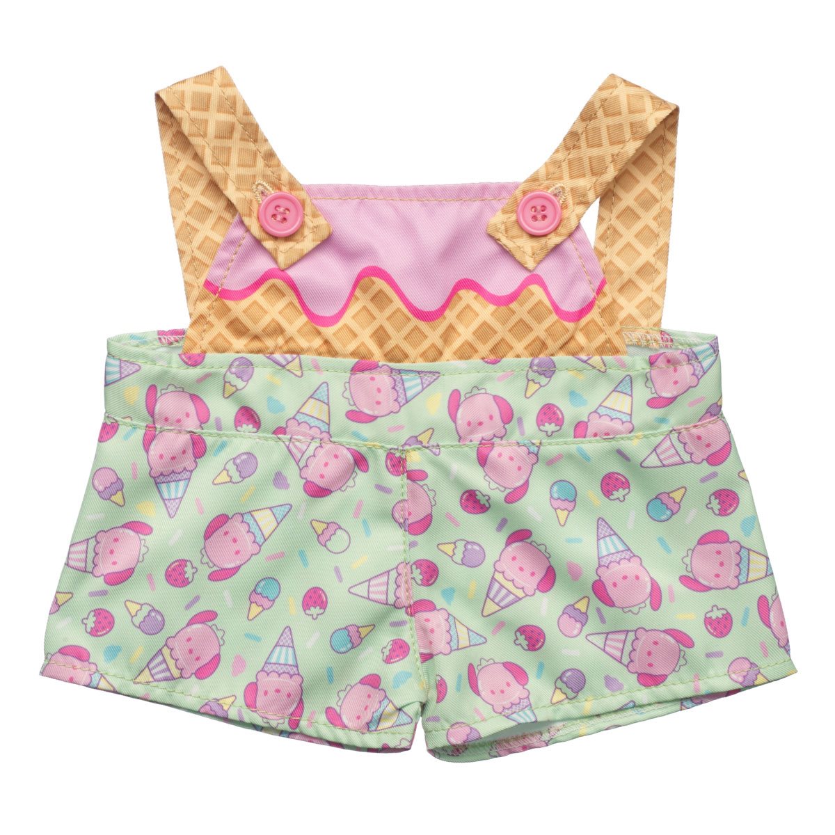 Jardinera Pochacco Frutilla Sanrio Build-A-Bear