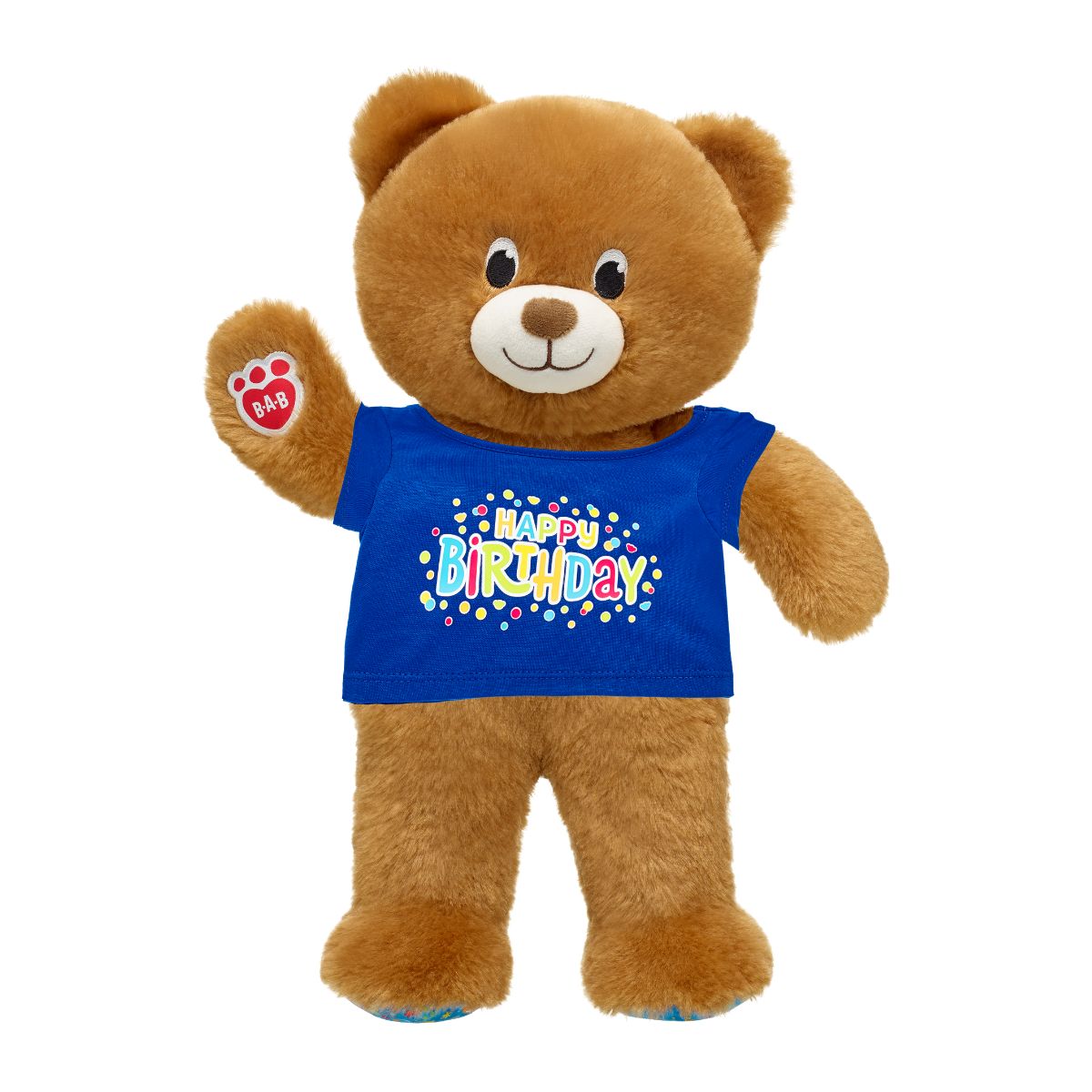 Set De Regalo Peluche Lil Brownie + Polera Cumpleaños Azul