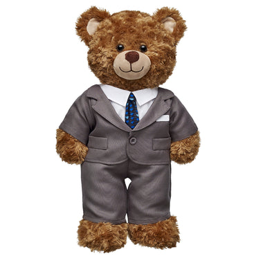 Traje De Negocios Gris Build-A-Bear