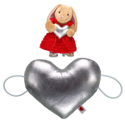 Corazon Muã‘Equera Plateado Build-A-Bear Categoría: Corazon Tipo producto:  Doll Accessories