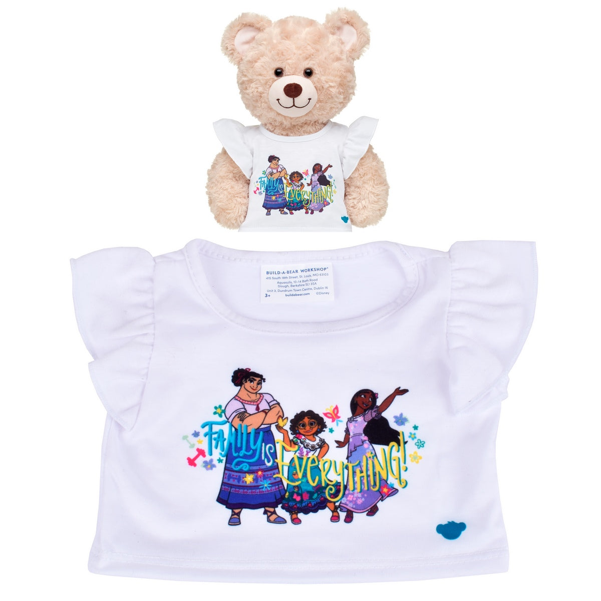 Polera Encanto Disney Build-A-Bear Categoría: Polera Tipo producto:  Doll Accessories