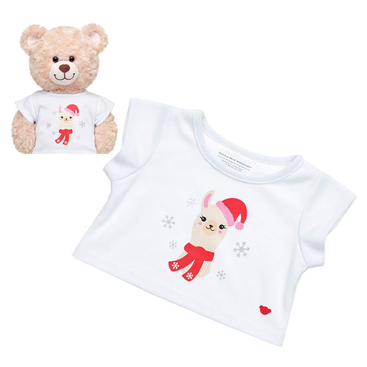 Polera Llama Navidad Build-A-Bear Categoría: Polera Tipo producto:  Doll Accessories
