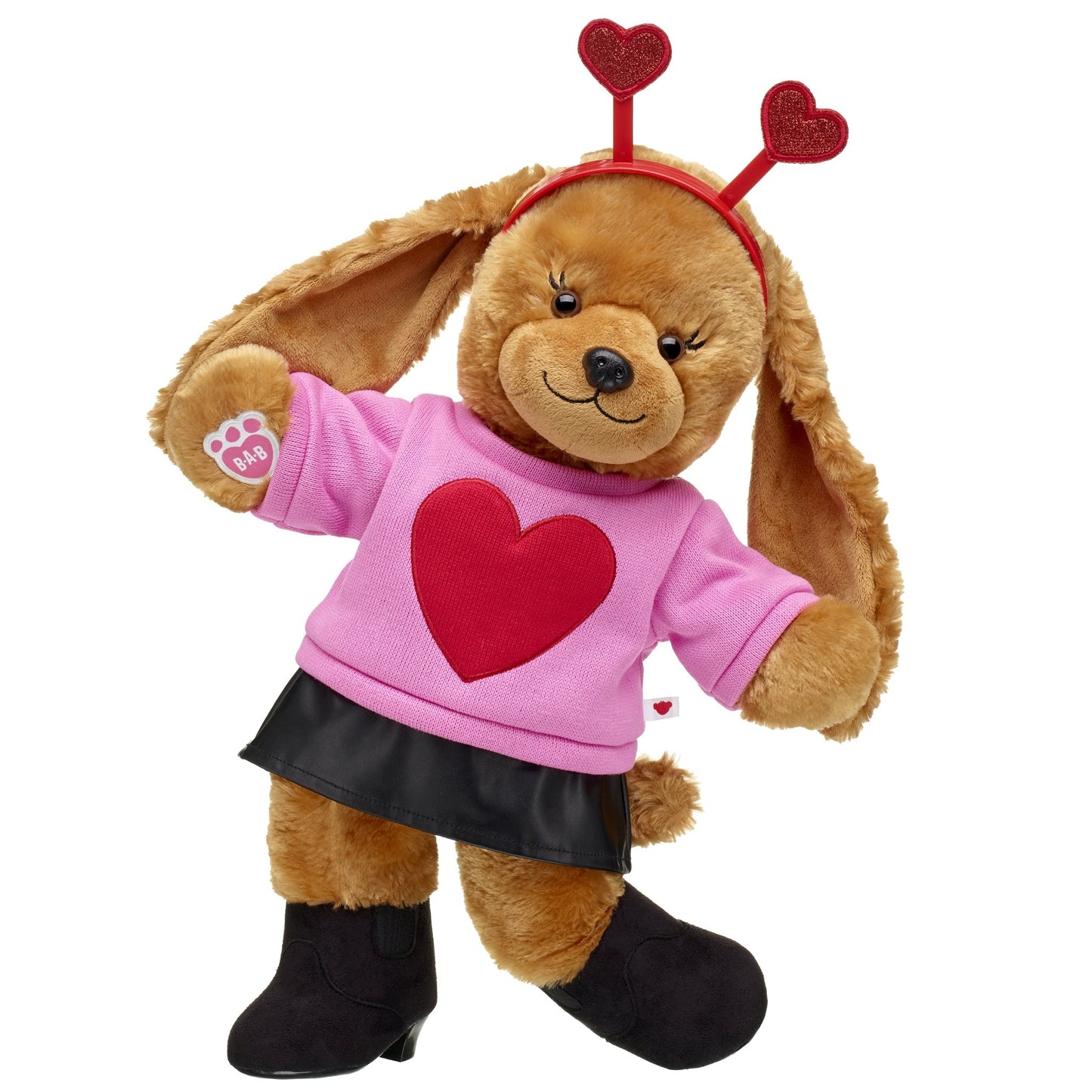 Bota Taco Negra Build-A-Bear