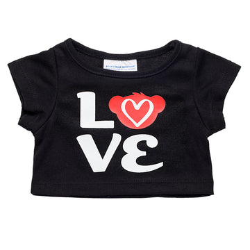 Polera Negra Love Build-A-Bear