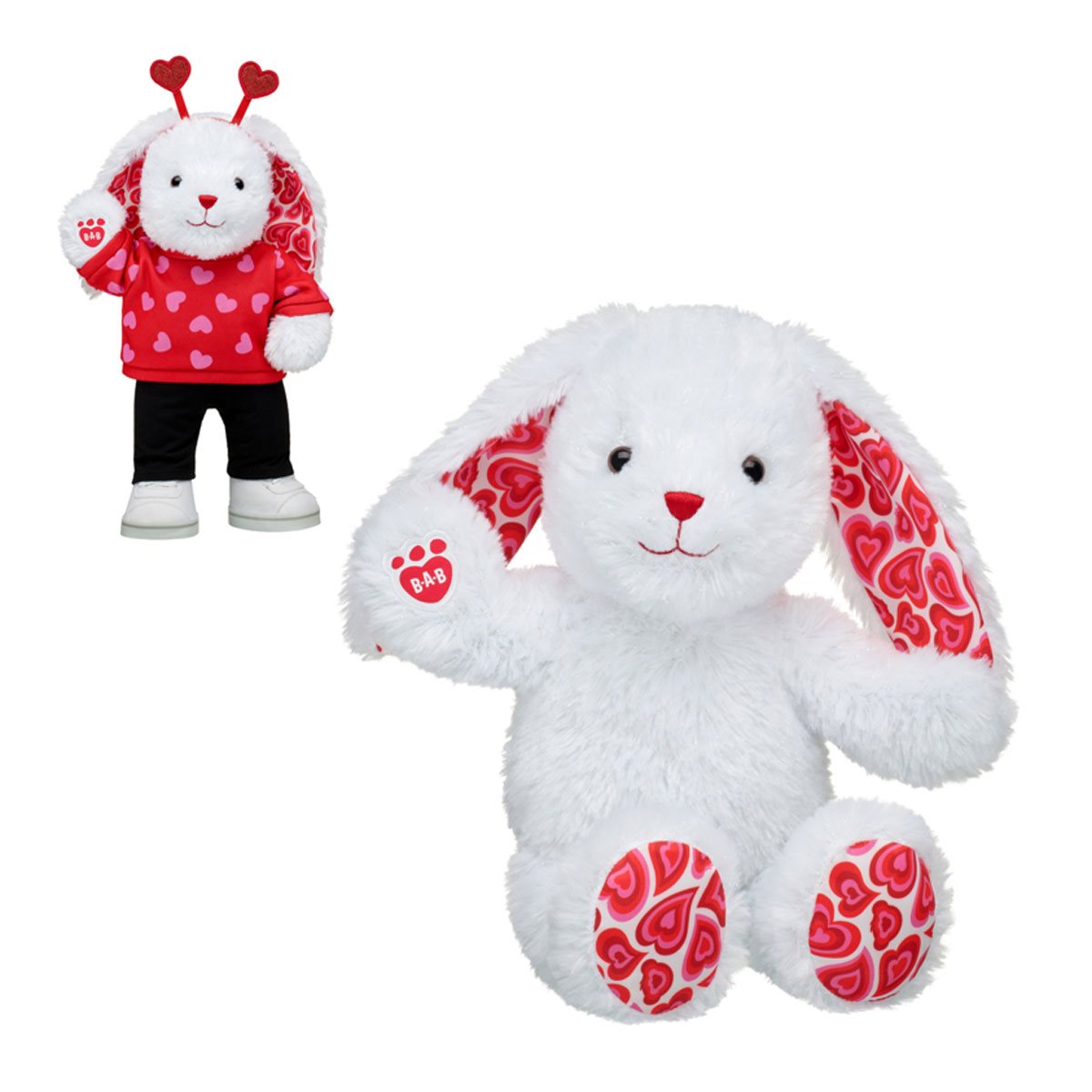 Peluche Pawlette Blanca Corazones Build-A-Bear Categoría: Peluche Tipo producto:  Stuffed Animals
