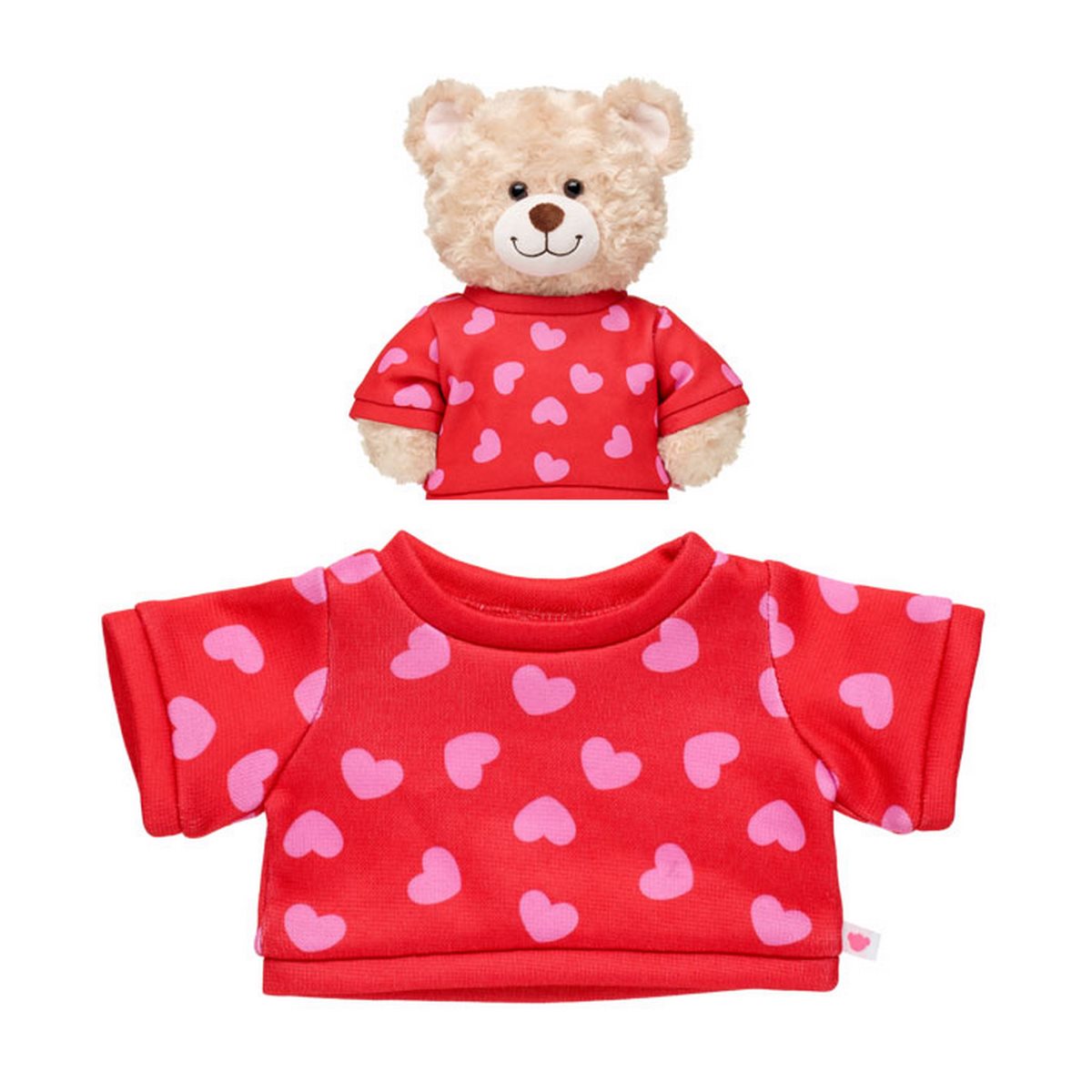 Poleron Rojo Corazones Build-A-Bear Categoría: Poleron Tipo producto:  Doll Accessories