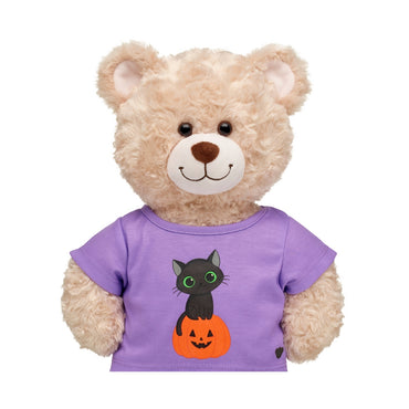 Polera Cat Negro Halloween Build-A-Bear