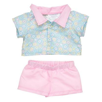 Set Short Polera Pompompurin Donut Pastel Sanrio  Build-A-Bear