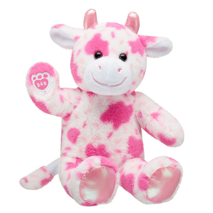 Peluche Vaca Rosa Build-A-Bear