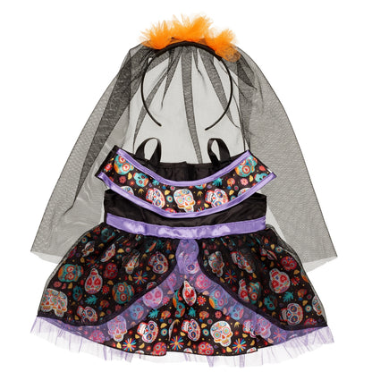 Vestido Dia De Los Muertos Build-A-Bear