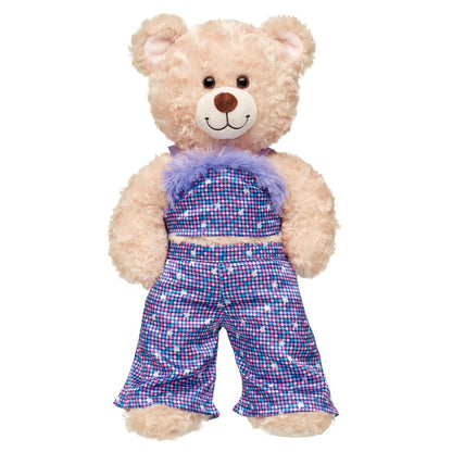 Set 2 Piezas Piel Morado Honey Girls Build-A-Bear