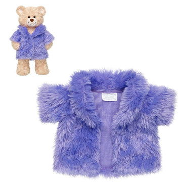 Abrigo Piel Morado Honey Girls Build-A-Bear