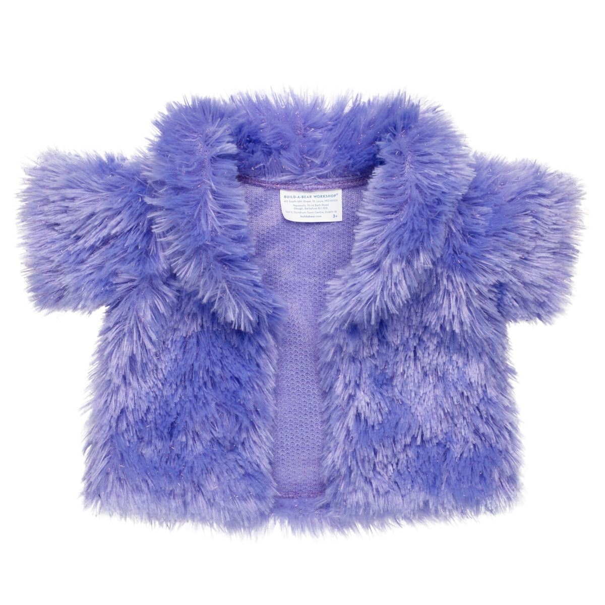 Abrigo Piel Morado Honey Girls Build-A-Bear