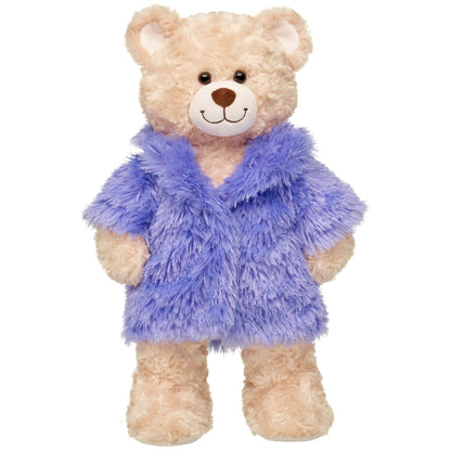 Abrigo Piel Morado Honey Girls Build-A-Bear