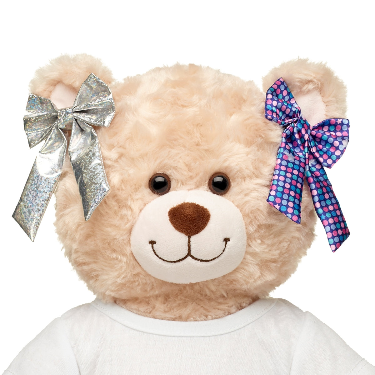 Set 2 Cintas Moradas Holograficas Honey Girls Build-A-Bear