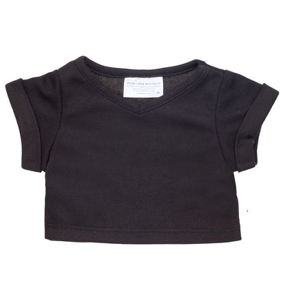 Polera Negra Cuello V Build-A-Bear