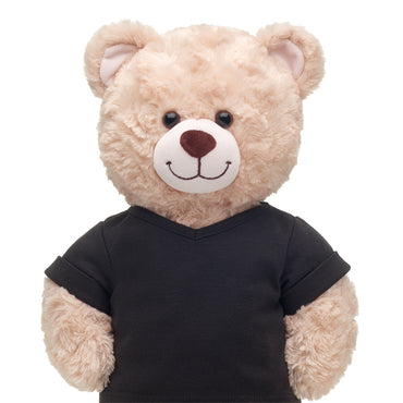 Polera Negra Cuello V Build-A-Bear