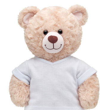 Polera Blanca Cuello V Build-A-Bear