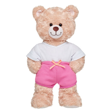 Short Rosado Waffle Build-A-Bear