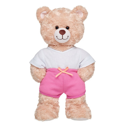 Short Rosado Waffle Build-A-Bear