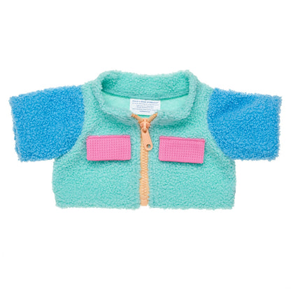 Chaqueta Sherpa Celeste Build-A-Bear