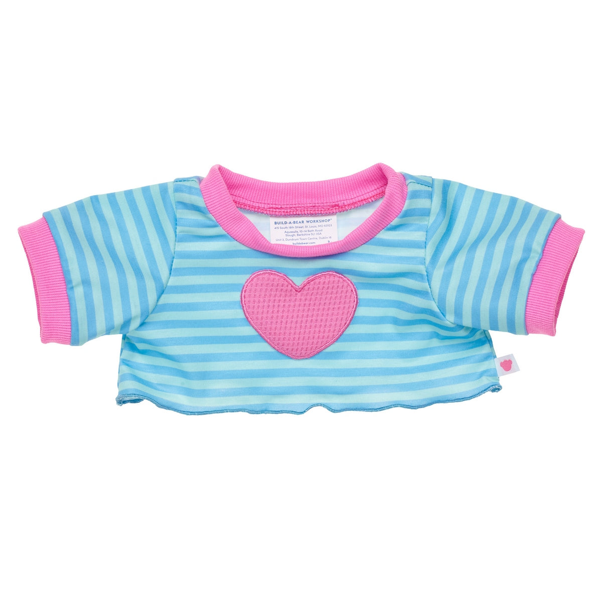 Polera Líneas Corazón Build-A-Bear