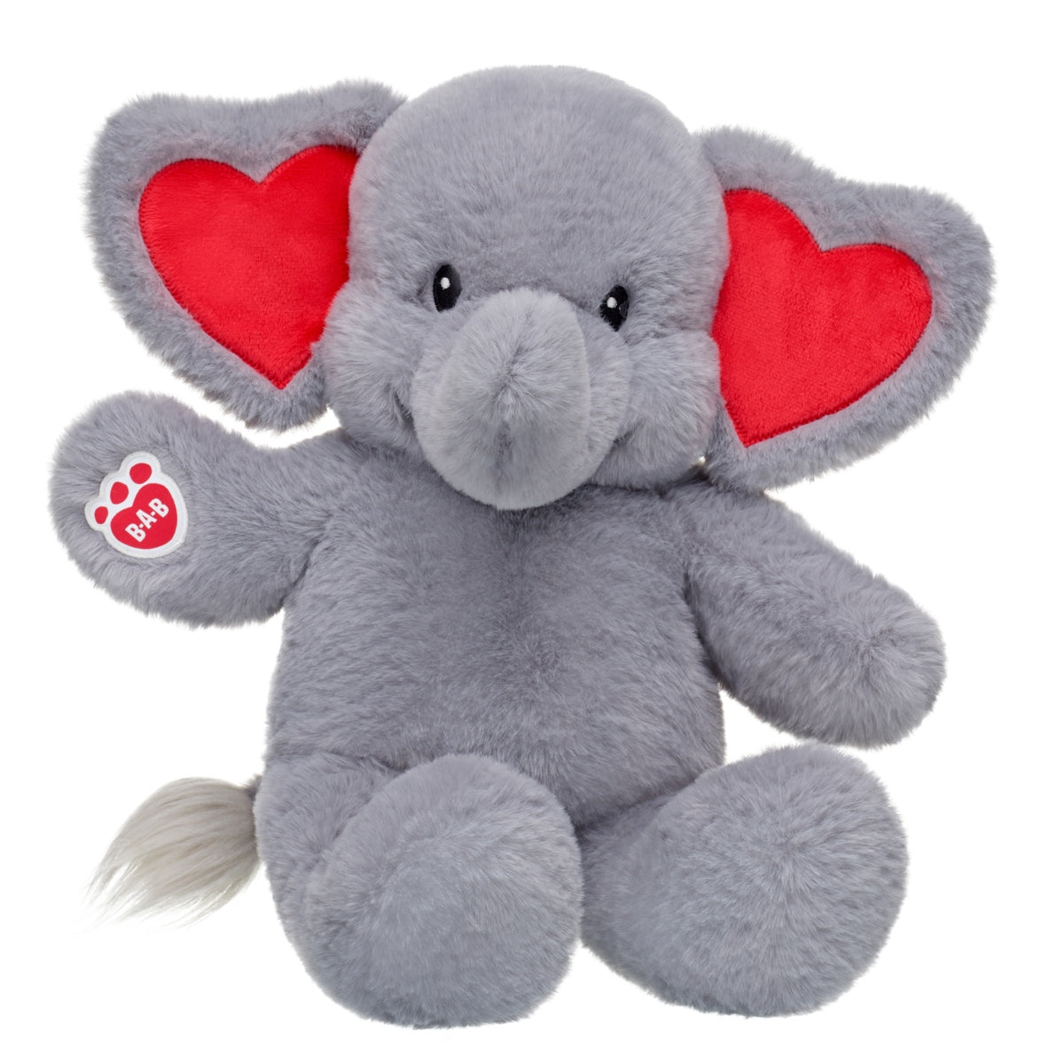 Peluche Elefante Corazón Rojo Build-A-Bear