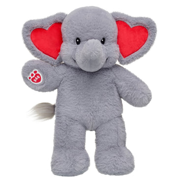 Peluche Elefante Corazón Rojo Build-A-Bear