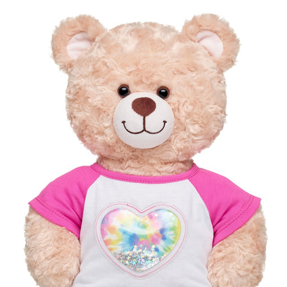 Polera Corazón Lentejuela Arcoíris Build-A-Bear
