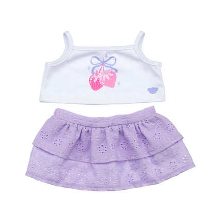 Set 2 Piezas Broderie Morado Build-A-Bear