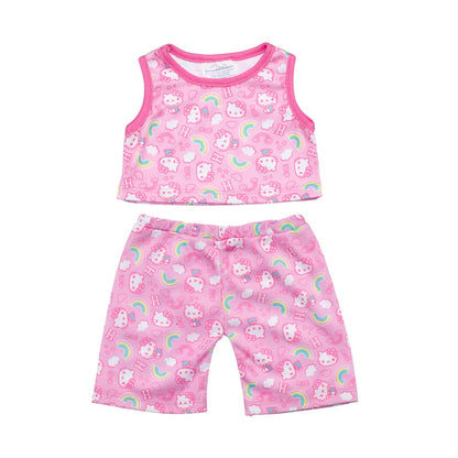 Pijama Sin Mangas Hello Kitty Pastel Sanrio Build-A-Bear