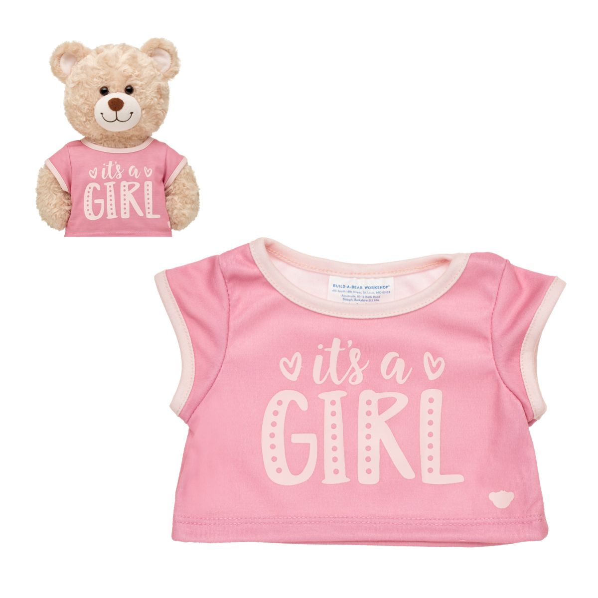 Polera Es Una Niña 2 Build-A-Bear
