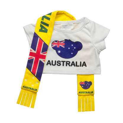 Set Polera Y Bufanda Australia Build-A-Bear