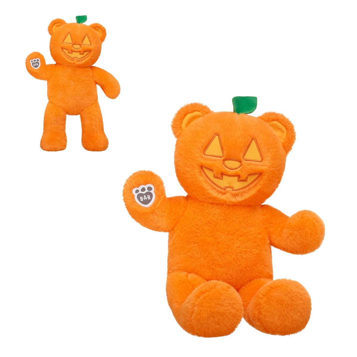 Peluche Oso Luminoso Naranjo Hallowen Build-A-Bear