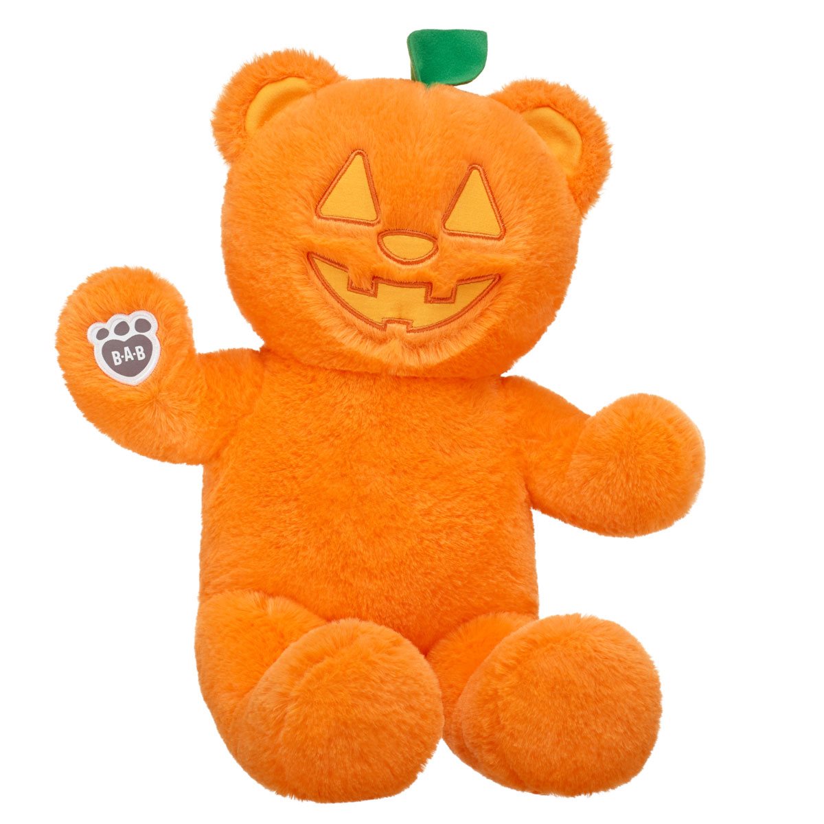 Peluche Oso Luminoso Naranjo Hallowen Build-A-Bear