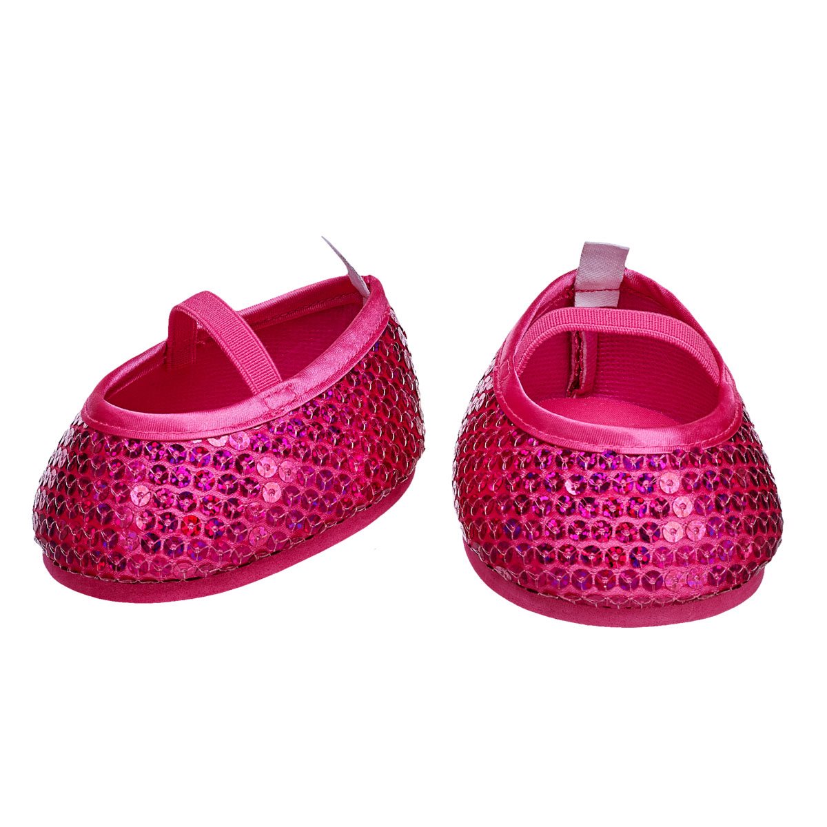Zapatos Fucsia Lentejuelas Build-A-Bear