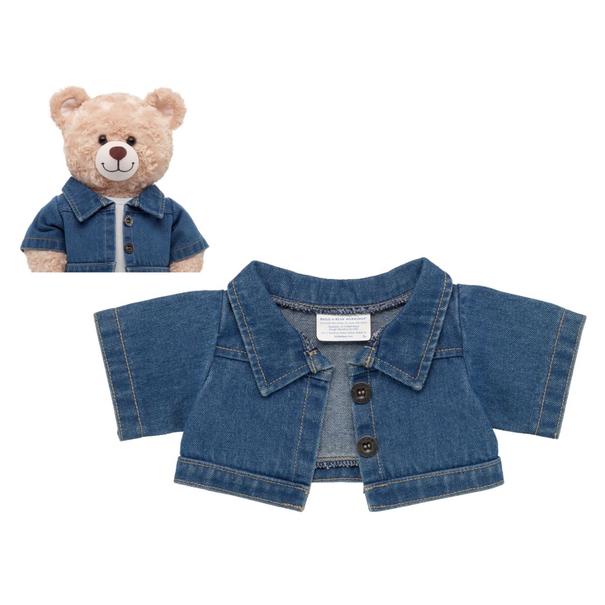 Chaqueta Jeans Build-a-bear | Build-A-Bear Chile